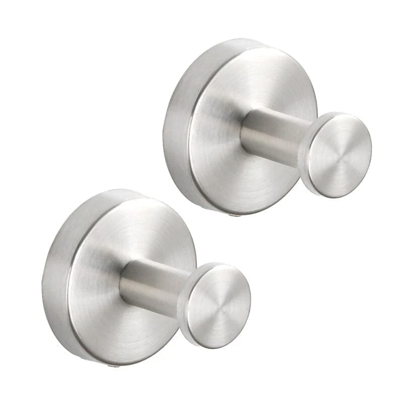 [2 Pieces] Strong Suction Cup Hooks - Self-adhesive Wall Hooks without Drilling