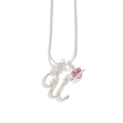 Elegant necklace with a heart pendant