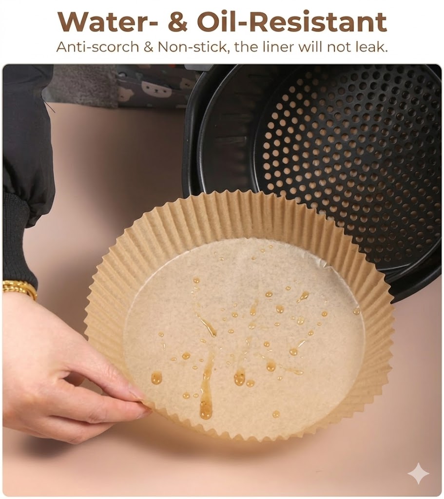 Airfryer Baking Paper Baskets - [100 Pieces]