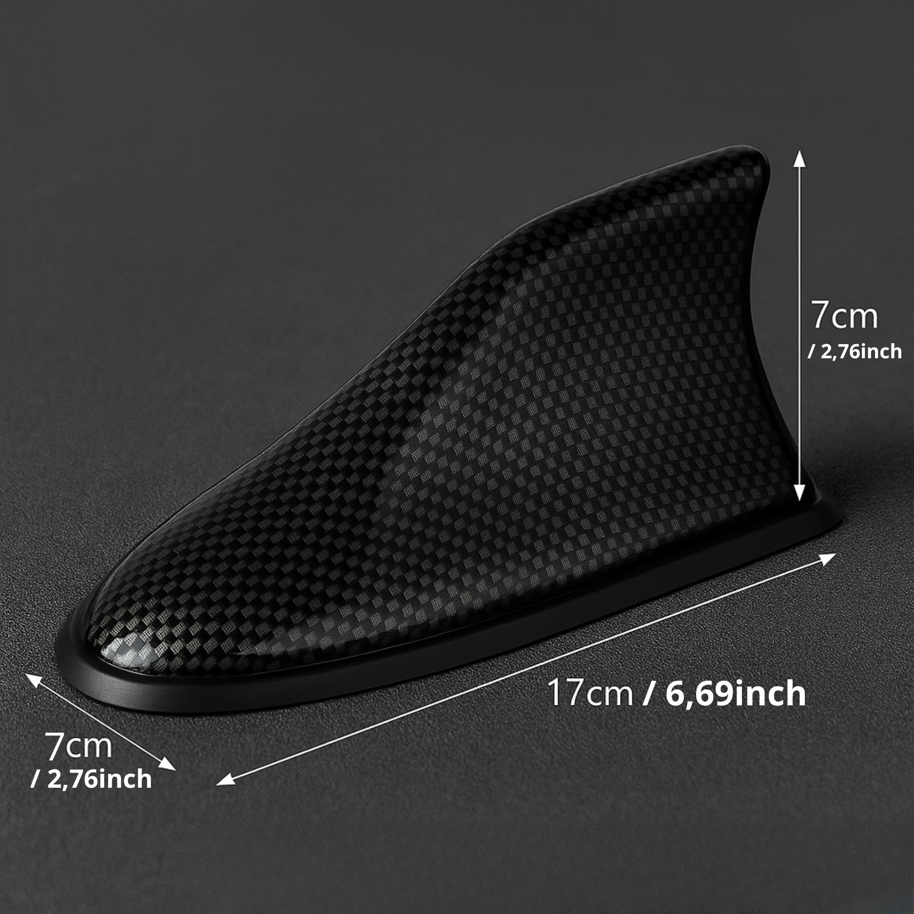 Shark Fin Car Antenna Amplifier - Improved Radio Reception