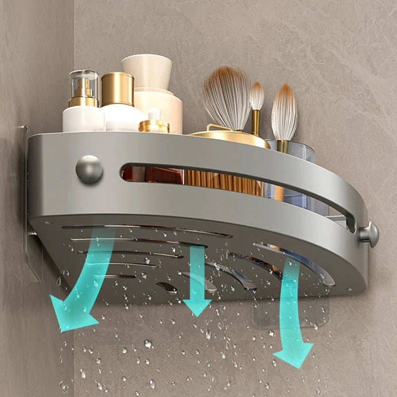Corner Shower Shelf – No Drilling Required