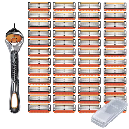 ProShave 6 Razor Blades Value Pack - 24/48 Count - 6-Blade System (Refill Cartridges)