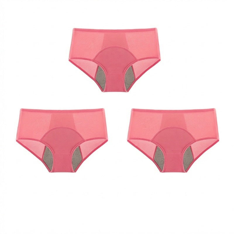 High-Waisted Leakproof Period Underwear with Front and Back Protection – Effective Side-Leakage Prevention
