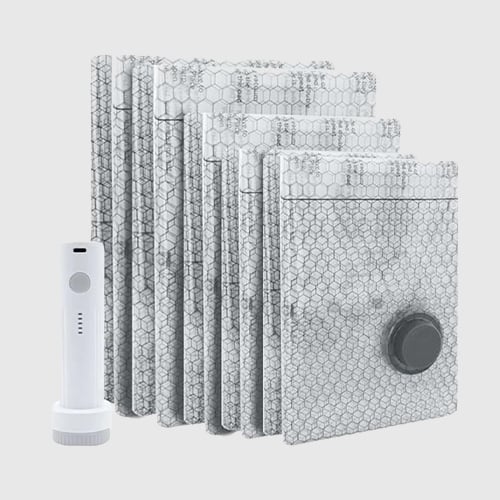 Wireless Travel Vacuum Bag Set – Compression Bags with Electric Pump
