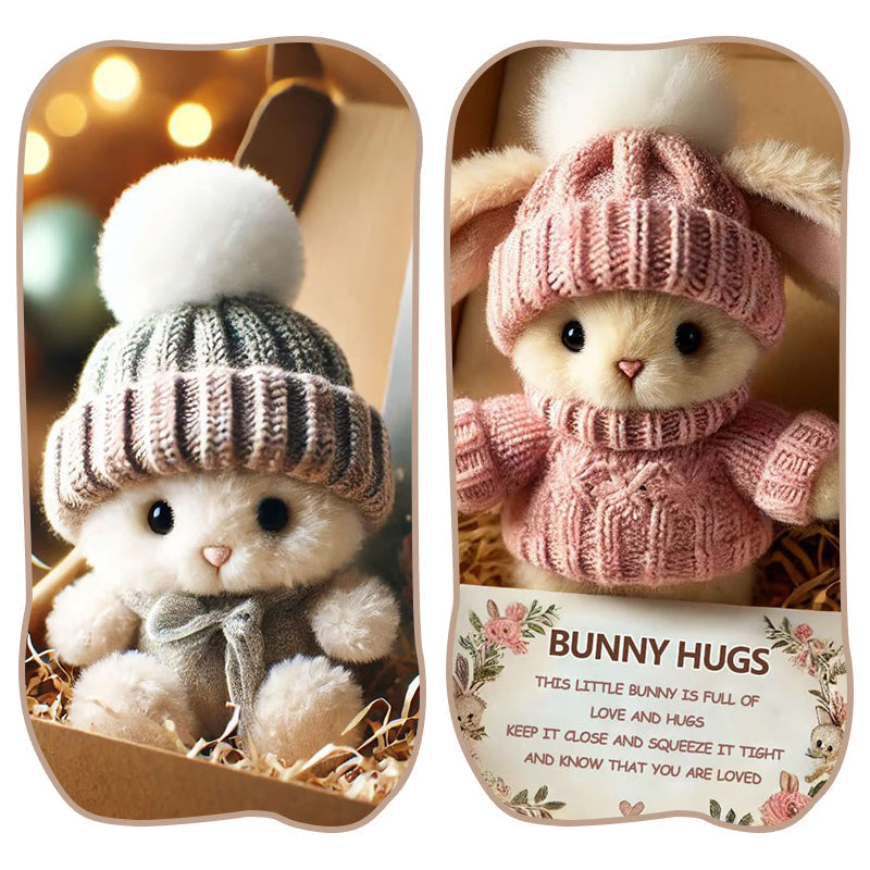 Handmade Mini Bunny Plushies - Cute Easter Gift & Decoration