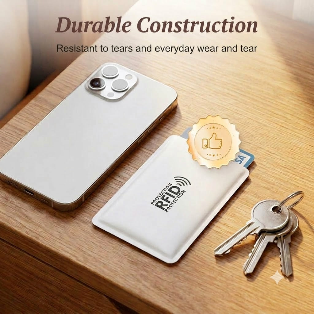 RFID Blocking Credit Card Sleeves / Anti-Skimming Credit Card Holders