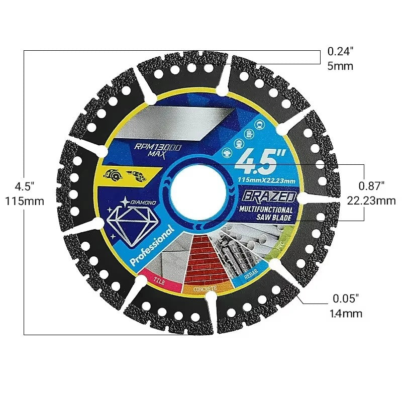 [Set of 4] Universal Diamond Grinding Discs