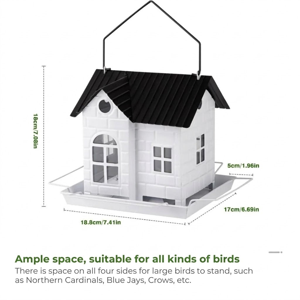 🕊️ Solar-Powered Birdhouse - Automatic Lighting