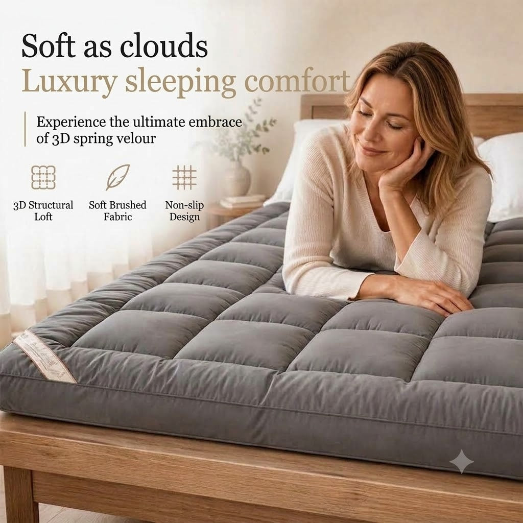 Soft Quilted Mattress Topper
