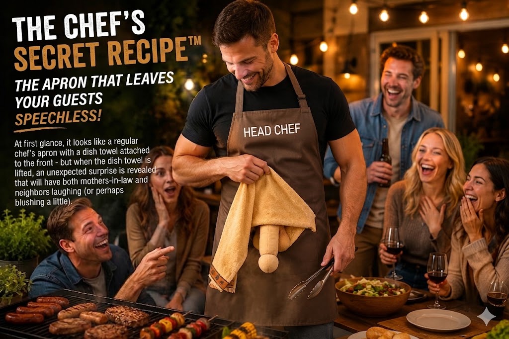 👨‍🍳 The Chef's Secret – This Apron Will Amaze Your Guests! 😂