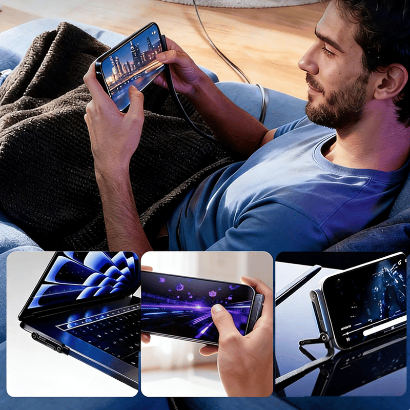 Ultra-Powerful 240W USB-C Cable - 360° Rotating Head