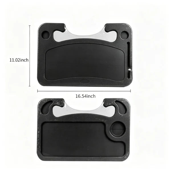 Double-Sided Car Steering Wheel Desk – Laptop Tray Table