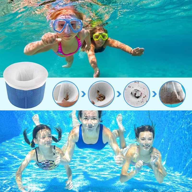 💥 🔥 Limited Time Offer: Buy 2 Get 1 Free! ✨ Pool Skimmer Basket Cleaning Set – Easy and Efficient Skimmer Cleaning (1 Set of 10 Pcs)
