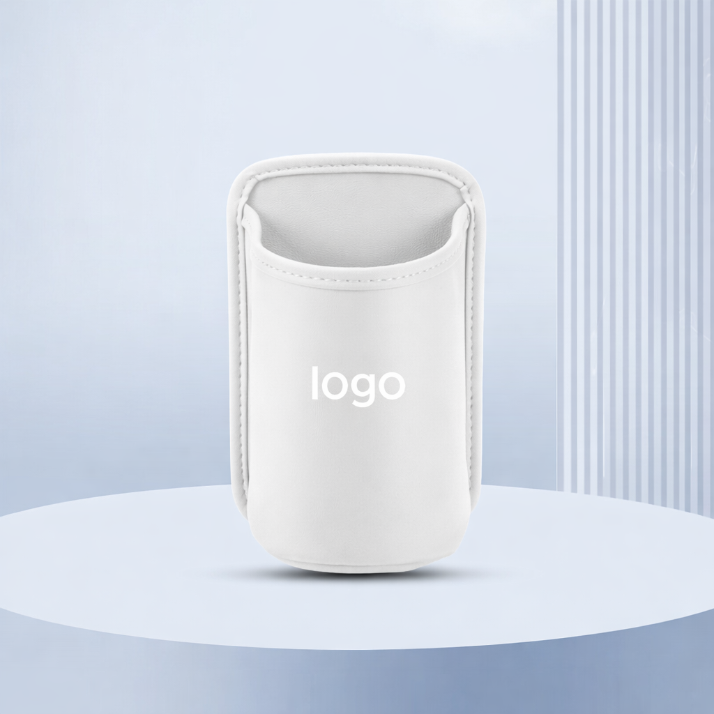 2-in-1 Leather Car Cup Holder