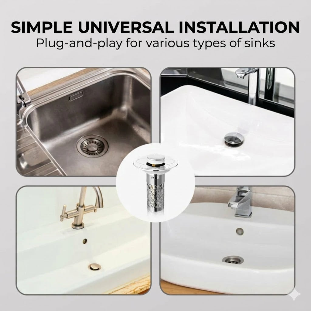 Universal Pop-up Sink Stopper