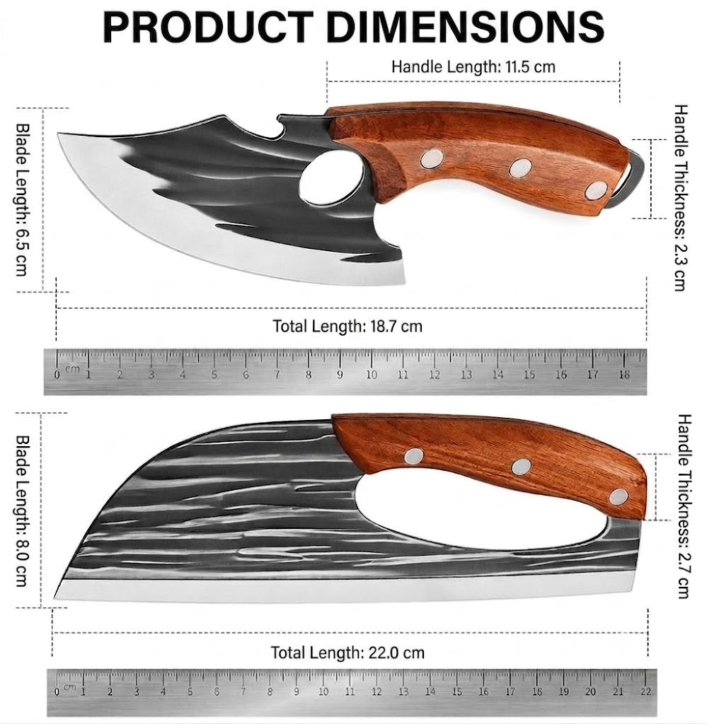 🔪 Premium Meat Knife Set (Set of 2) – Ultimate Sharpness for BBQ, Grilling, and Cooking