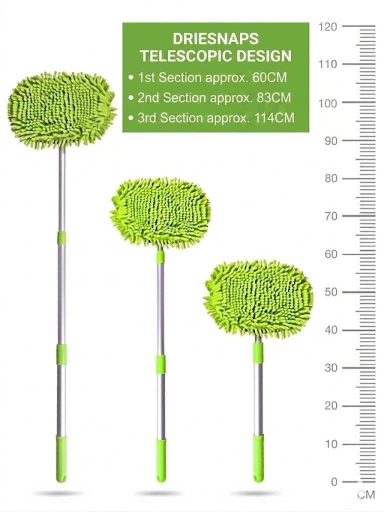 Telescopic car wash mop