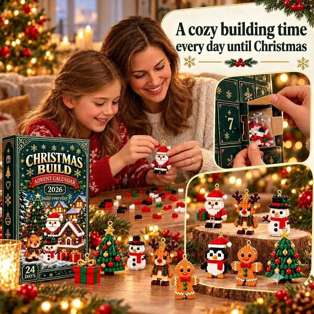 Christmas Building Set – Build a New Christmas Figure Every Day Until Christmas Eve
