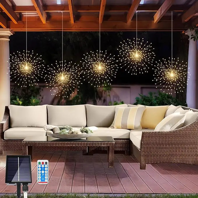 Solar Firework Ball Garden Lights - Decorative Solar-Powered Garden Lamp