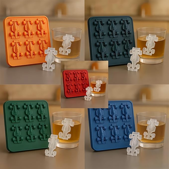 3D Ice Cube Mold – Formula 1 Race Car (6 Shapes)
