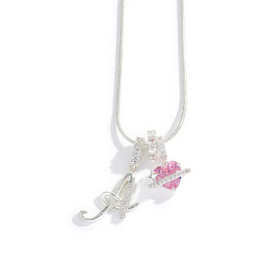 Elegant necklace with a heart pendant