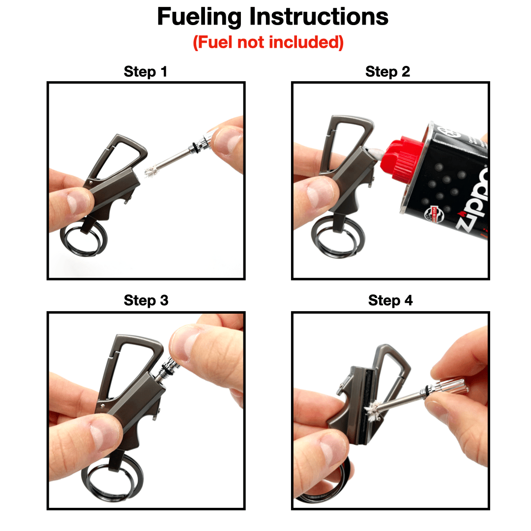 Survival Fire Starter Keychain