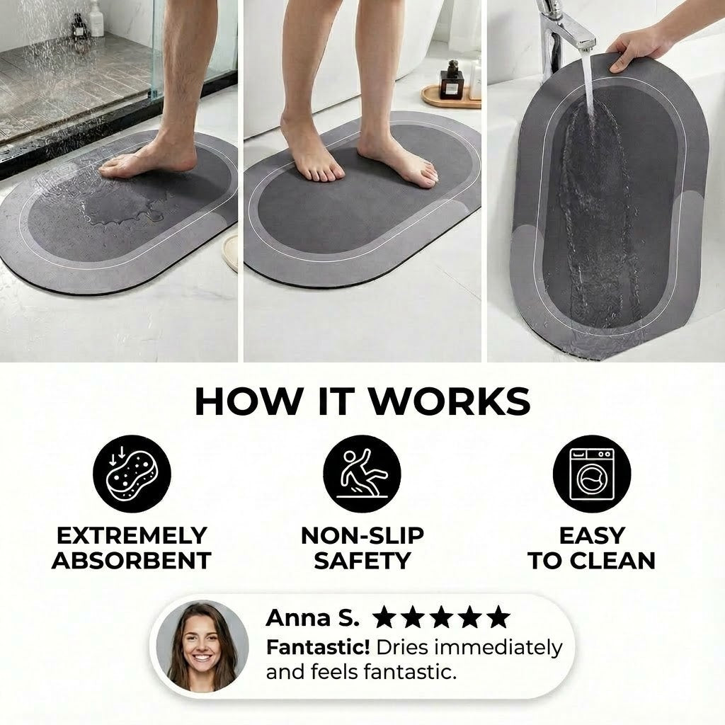 Quick-Drying Bath Mat