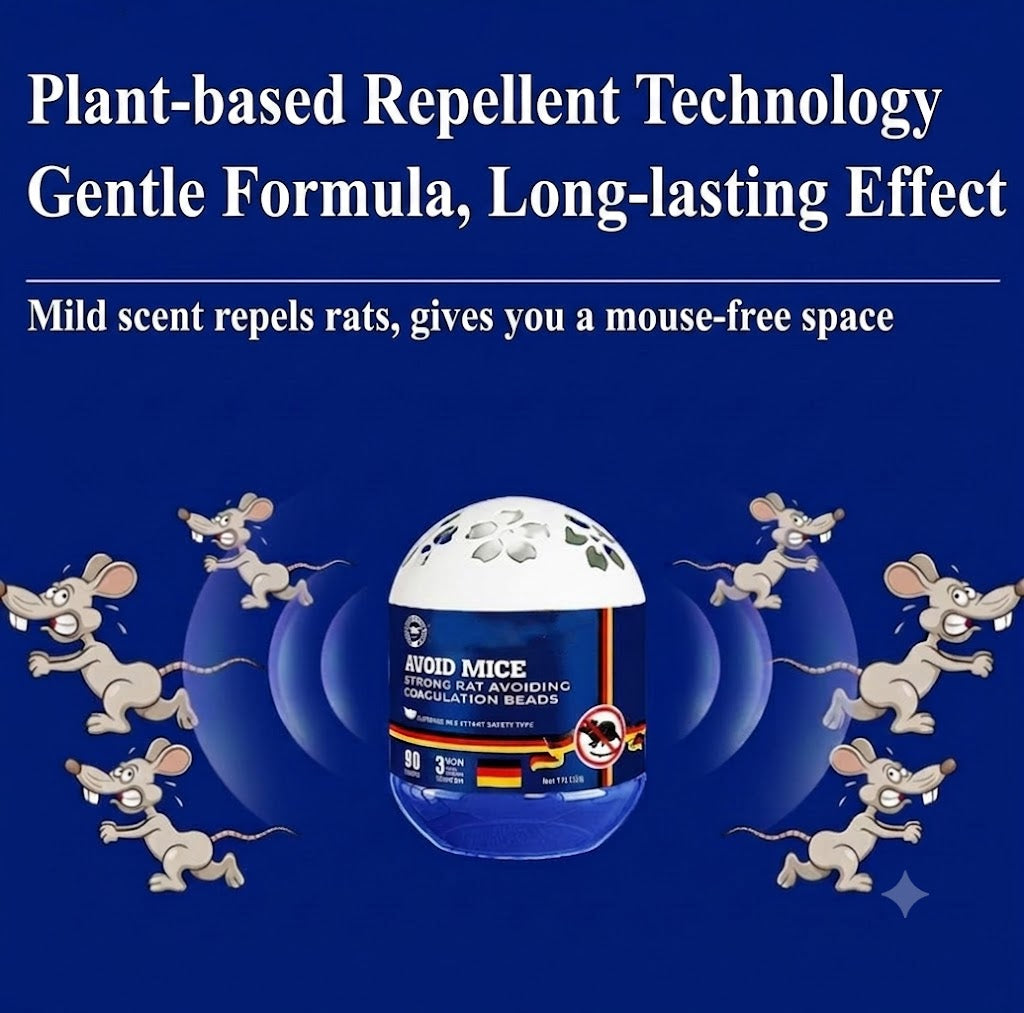 Plant-Based Mouse Repellent Gel – Suitable for Indoor Use