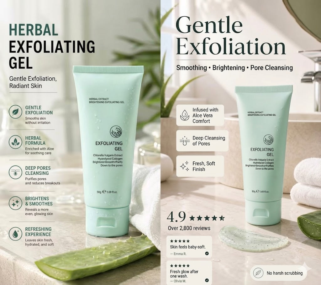 Exfoliating Gel with Herbal Extracts