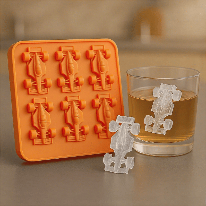 3D Ice Cube Mold – Formula 1 Race Car (6 Shapes)
