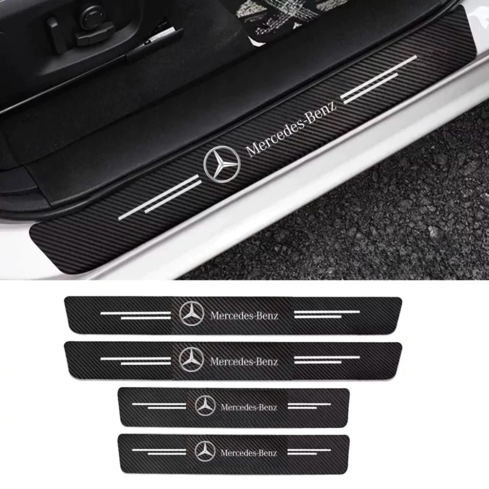 🚗 Car Logo Door Sticker: 1 Set (4 Doors)