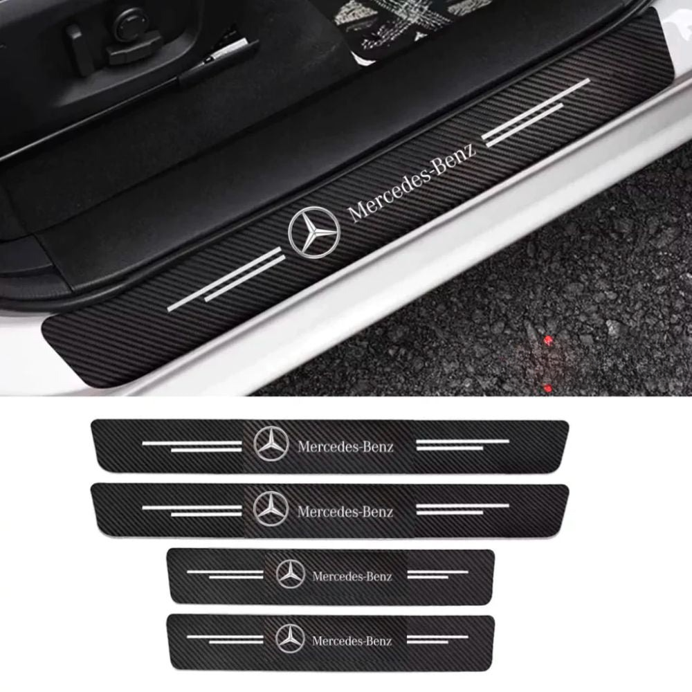 🚗 Car Logo Door Sticker: 1 Set (4 Doors)