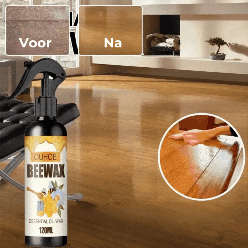 Natural Beeswax Wood Spray (Polish & Protect)
