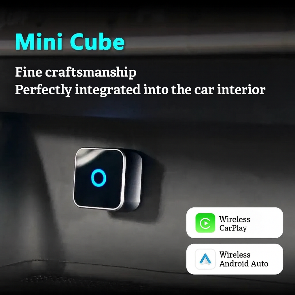 Ultra Cube – Wireless Adapter for CarPlay & Android Auto
