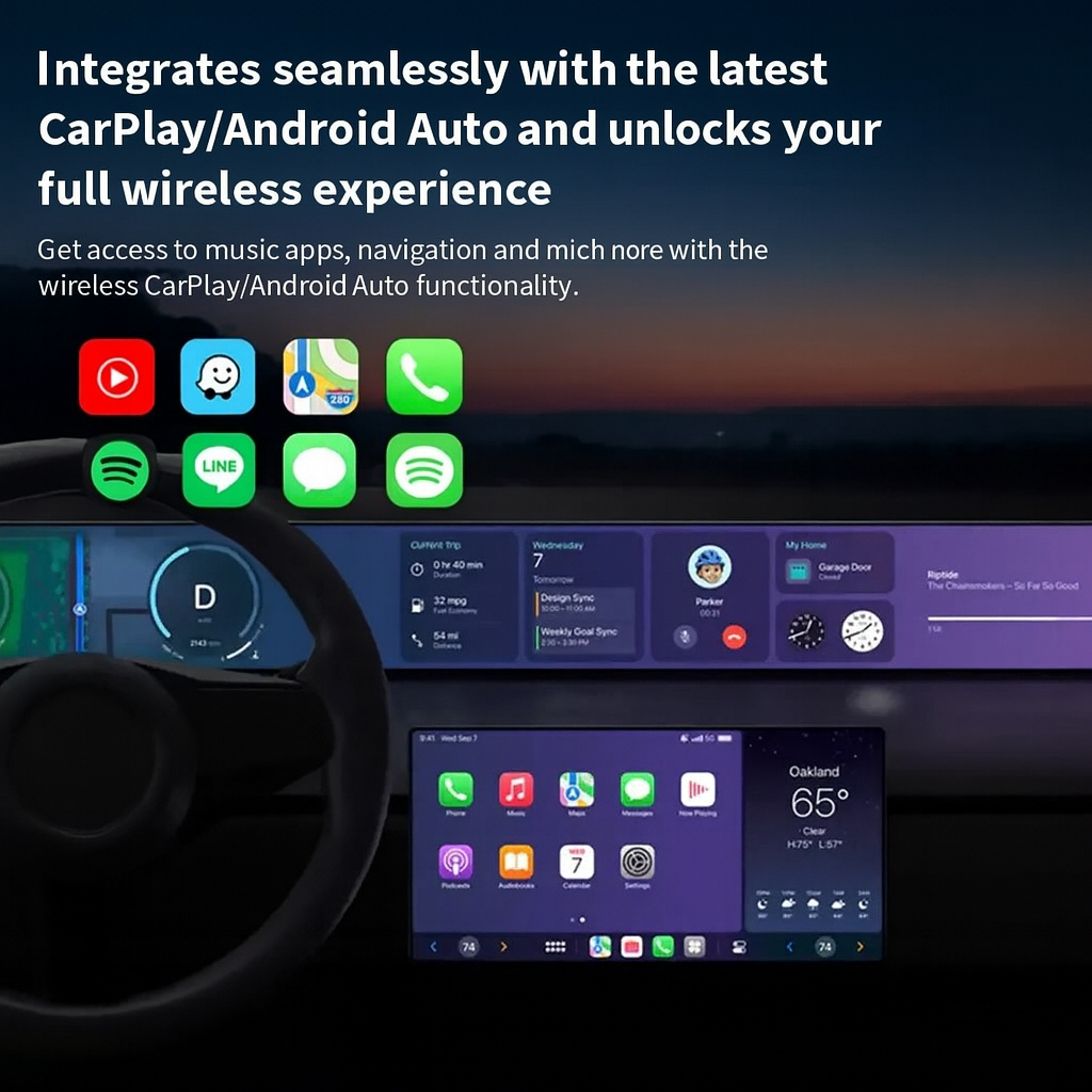 Ultra Cube – Wireless Adapter for CarPlay & Android Auto