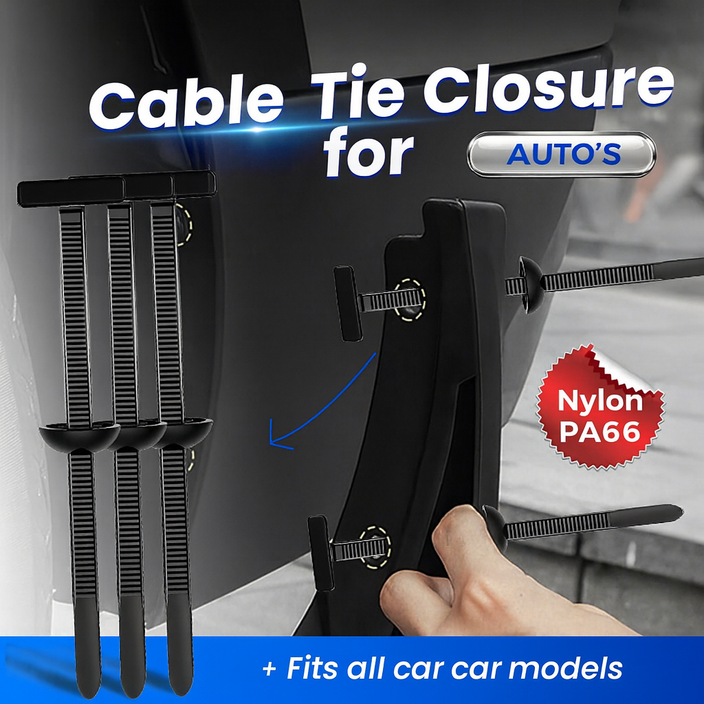 Reusable Nylon Cable Ties – Set of 50