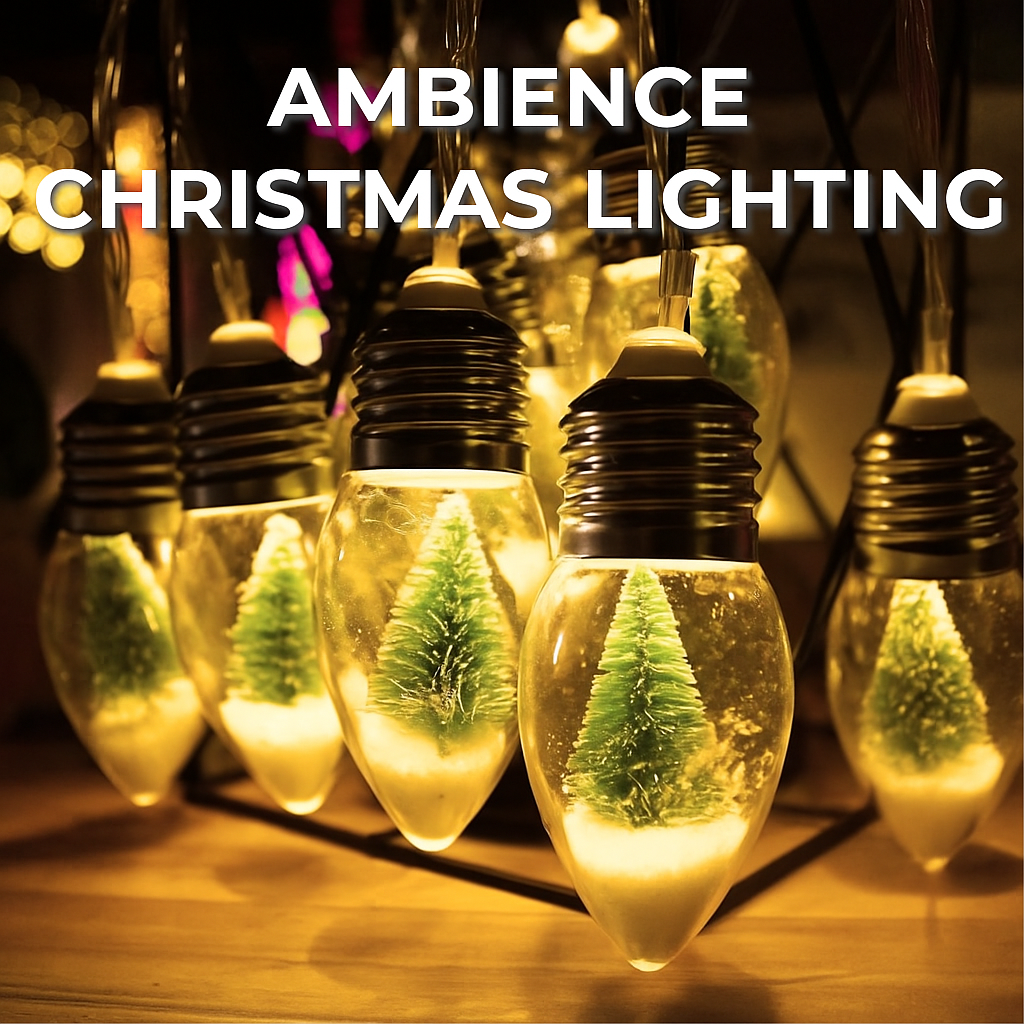 Atmospheric String Lights for Indoor & Outdoor Use (Warm White)