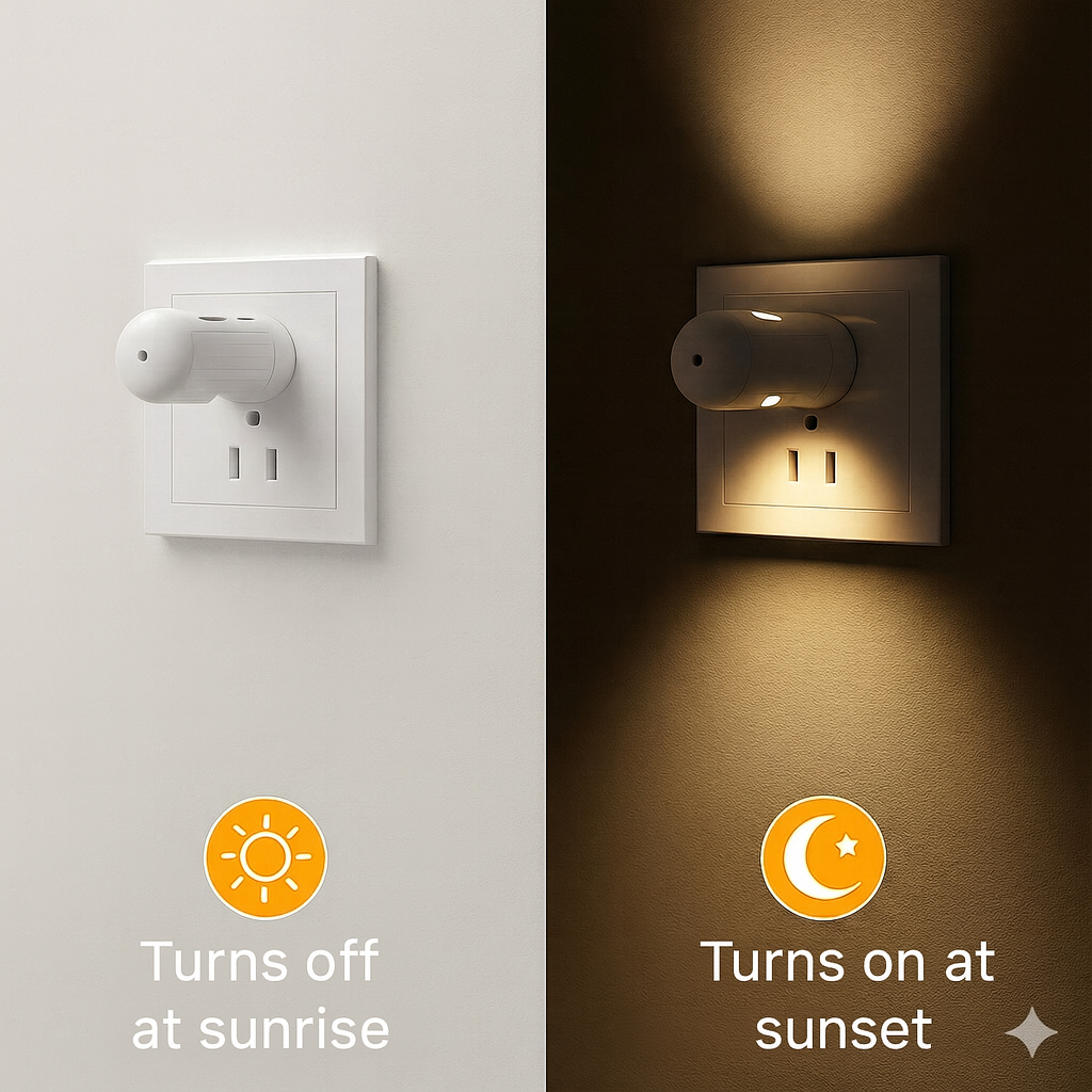 Smart LED Night Light with Dusk Sensor