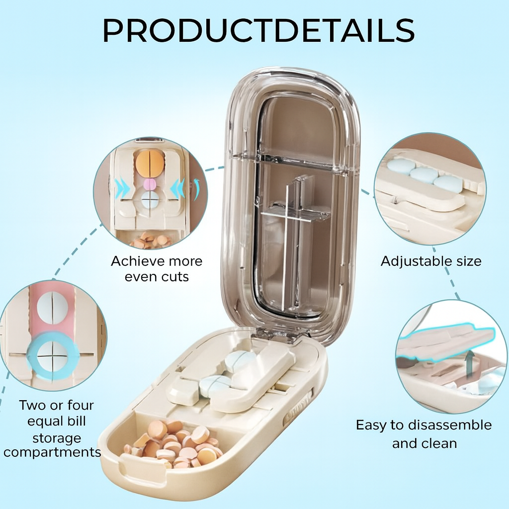 Portable Pill Cutter – Safe & Precise