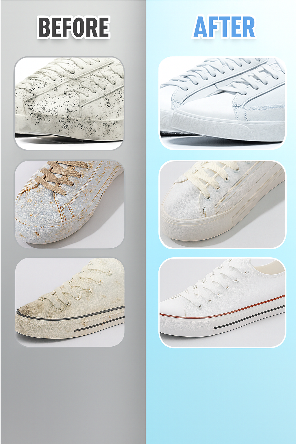 Quick-Clean Shoe Wipes – 1 Set (3 Pieces)