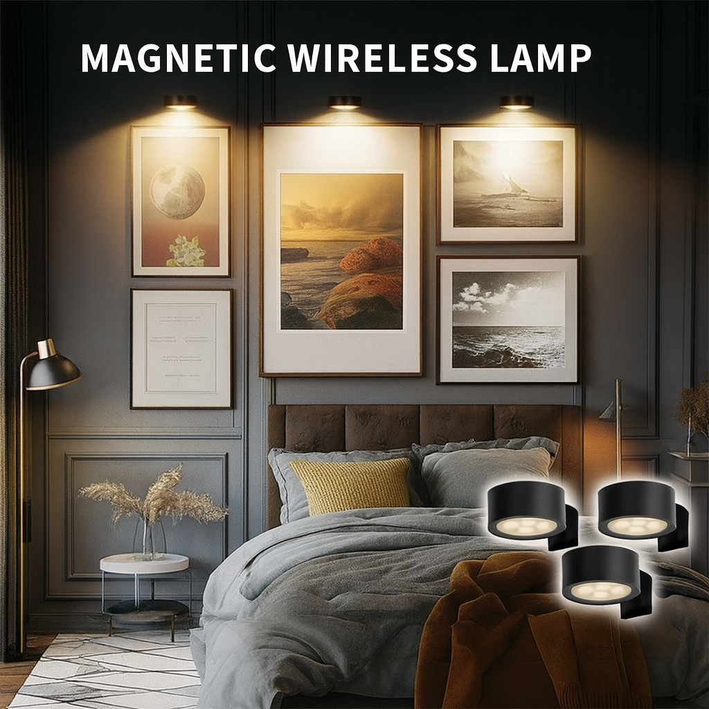 Magnetic Wireless Lamp – 1 Set [3 Pieces]