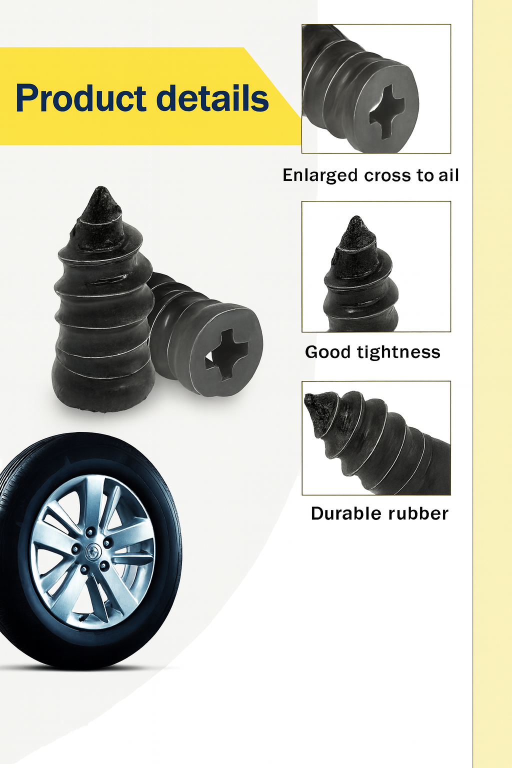 Vacuum Tire Repair Rubber Nails