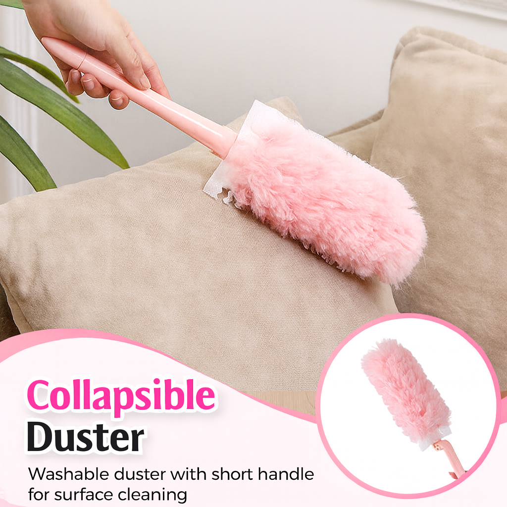 Foldable & Washable Duster for Surface Cleaning