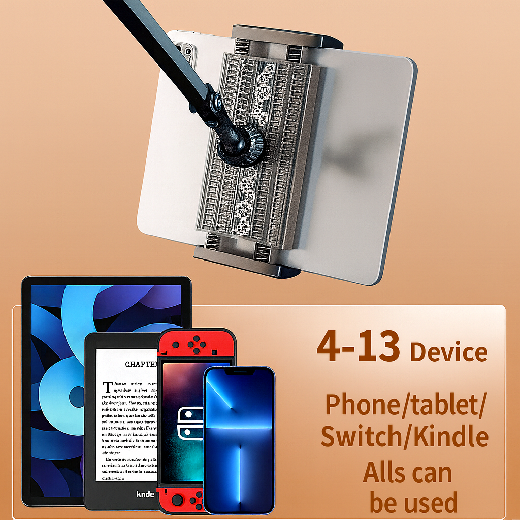 Hidden Bed Holder – Retractable Stand for Phone & Tablet