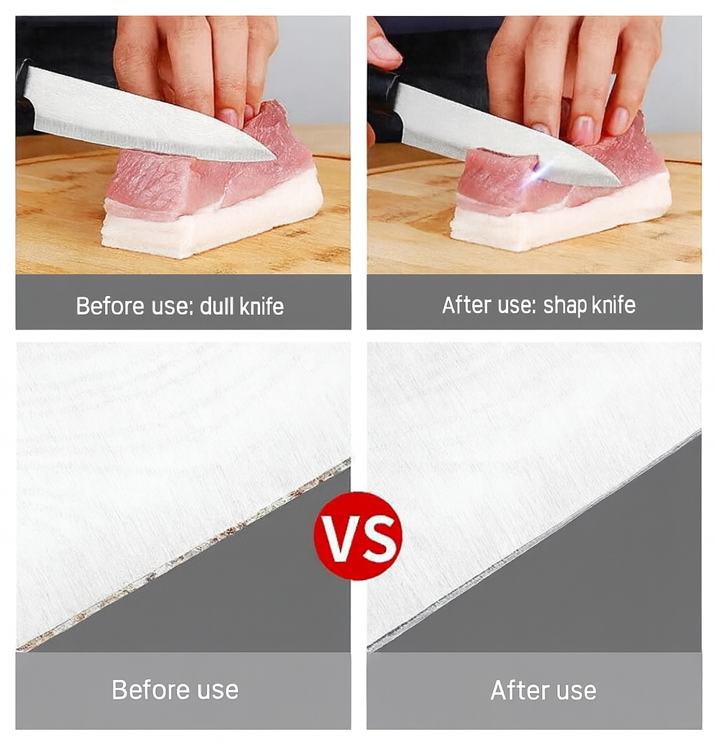 Mini Knife Sharpener with Suction Cup – Compact & Safe Sharpening