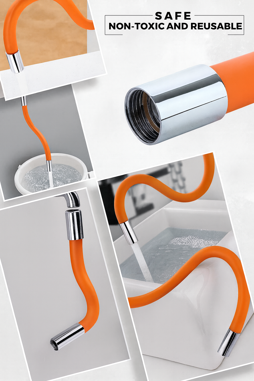 Universal Foam Extension Tube – Handy for Hard-to-Reach Corners