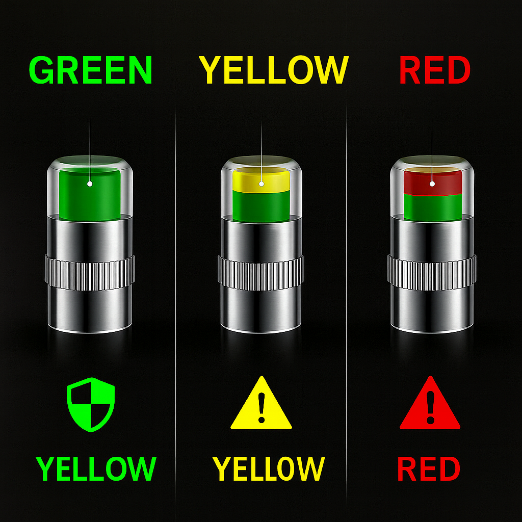 Tire Valve with Pressure Monitoring – Safe & Reliable Driving