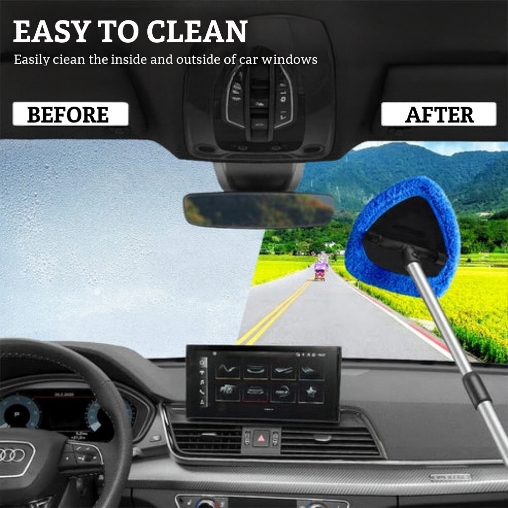Car Windshield Cleaner – Extendable & 180° Rotatable