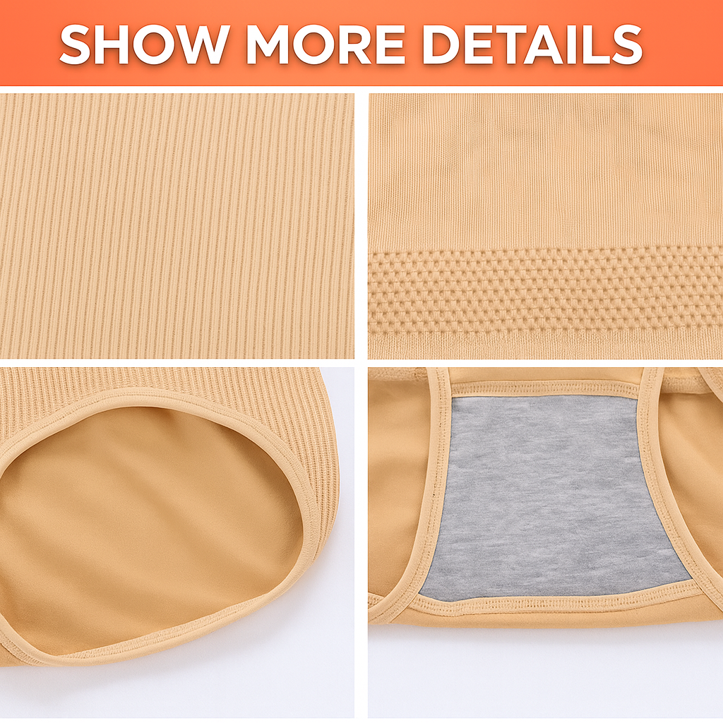 Shapewear Briefs | Tummy Control & High Waist – 1 Set (4 Pieces)