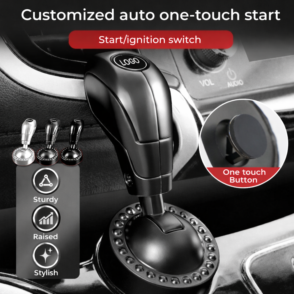 Start Stop Button Cover with Car Logo